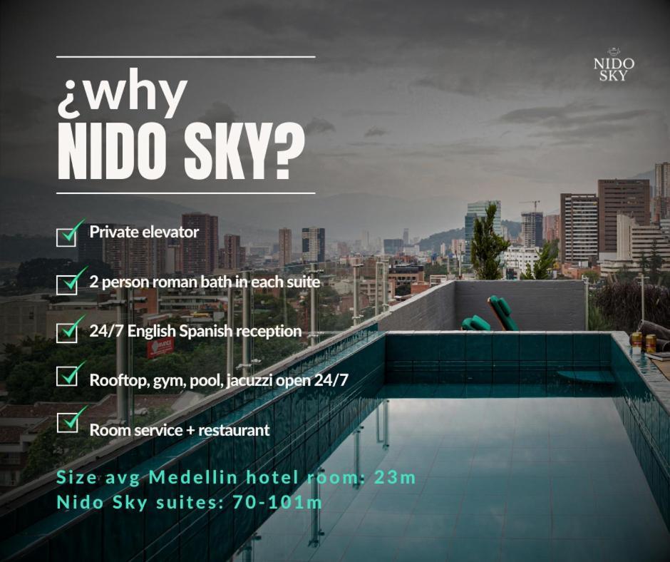 Апарт готель Nido Sky Медельїн Екстер'єр фото